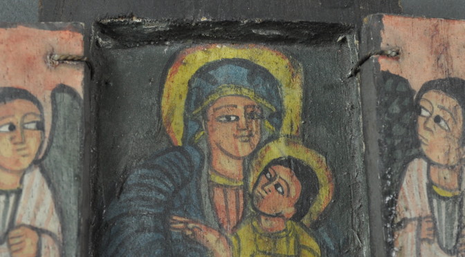 Ethiopian Mother and Child Icon