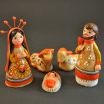 Colorful Clay Nativity