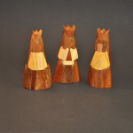 Multi-Wood Abstract Nativity, Magi