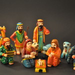 Dotted Benares Nativity