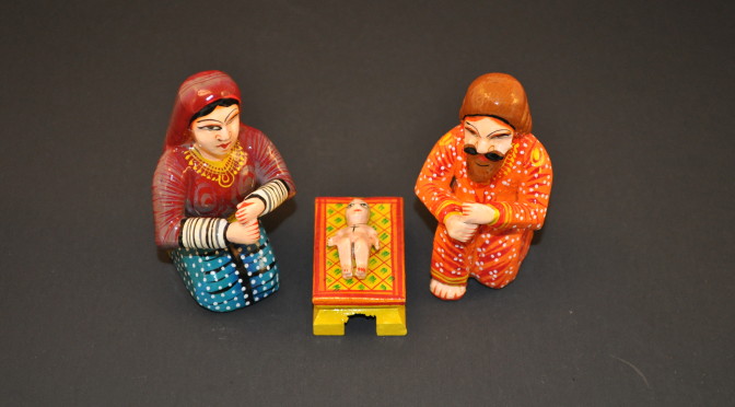 Dotted Benares Nativity