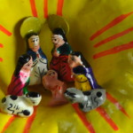 Nativity in a Flower