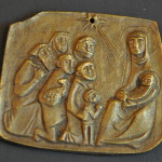 Bronze Adoration Relief