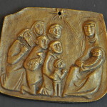 Bronze Adoration Relief