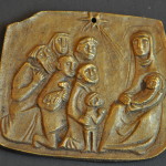 Bronze Adoration Relief