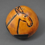 Large Gourd Nativity, donkey