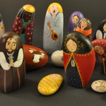 Painted Pebble Nativity