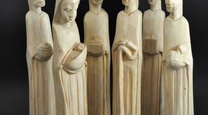 Jaracanda Wood Nativity